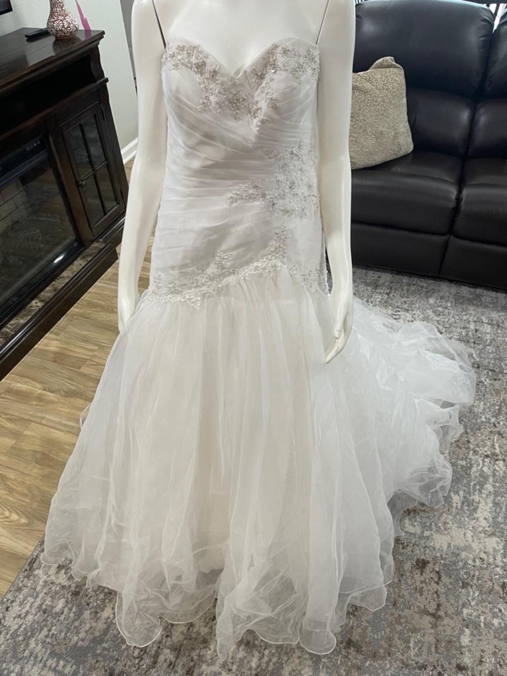 Size 16 Kenneth Winston Private Label by G Wedding Dress Style 1480 White